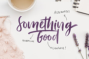 Bitter Rose - Brush Font (+TEXTURES), a Script Font by Sarid Ezra (Thumbnail 2 of 9)