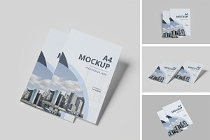 A4 BROCHURE, a Brochure Template by kebunmockup