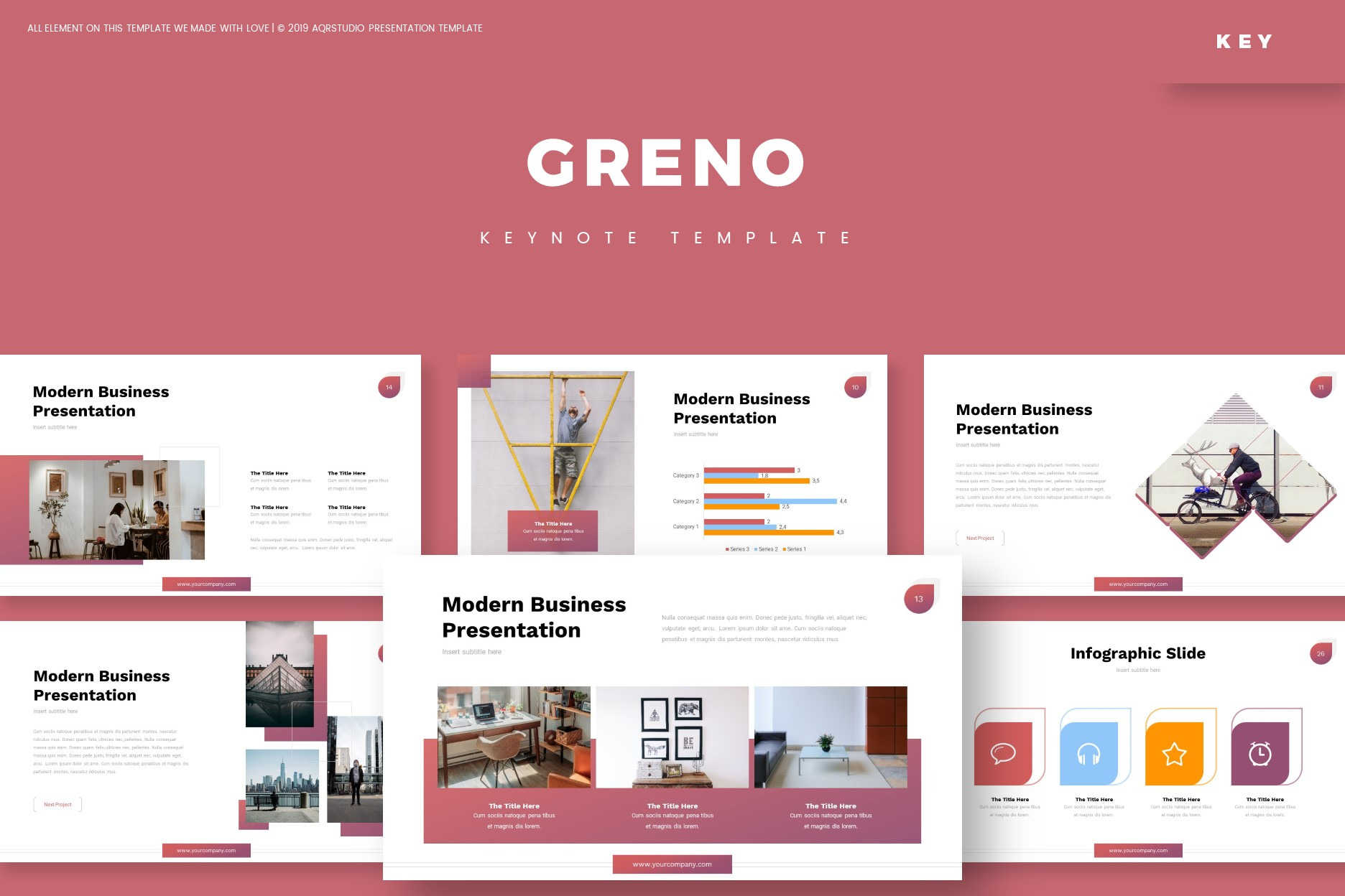 Greno - Keynote Template, a Presentation Template by AQR Studio