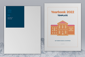 School Yearbook Template Brochure