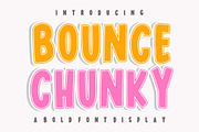 Bounce Chunky, a Sans Serif Font by Limited.studio (Thumbnail 1 of 6)