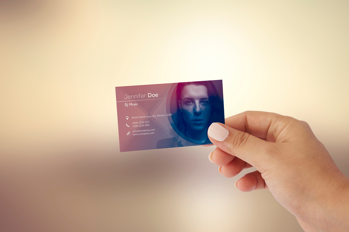 Business Card DJ Music, a Business Card Template by DesignsStore (Photo 2 of 3)