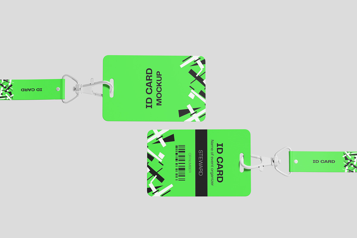High Quality ID Card Mockup, an Advertising Mockup by safrizalstudio (Photo 5 of 5)