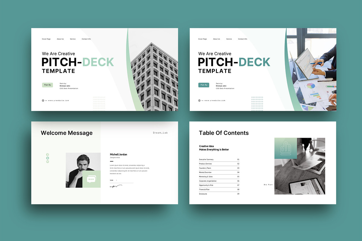 Investor Pitch Deck Presentation, a Presentation Template by Studio_Clarity (Photo 2 of 5)