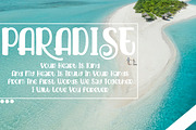 Beautiful place, a Font by Bramcreative (Thumbnail 10 of 10)
