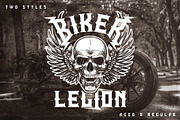 Biker Legion - Retro Label Font, a Blackletter Font by JumboDesign (Thumbnail 4 of 5)