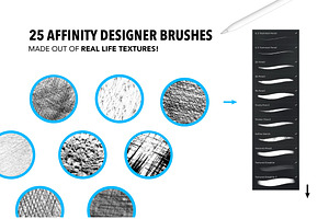 25 Graphite Affinity Brushes