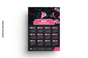 2025 Wall Calendar design template, a Stationery Template by graphics city