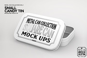 Small Candy Tin Packaging Mockup, a Cups & Container Mockup by INCDesign (Thumbnail 4 of 5)