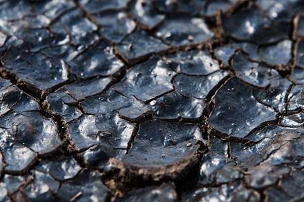 Texture of dry cracked earth, a Nature Photo by BUTKO Magazine
