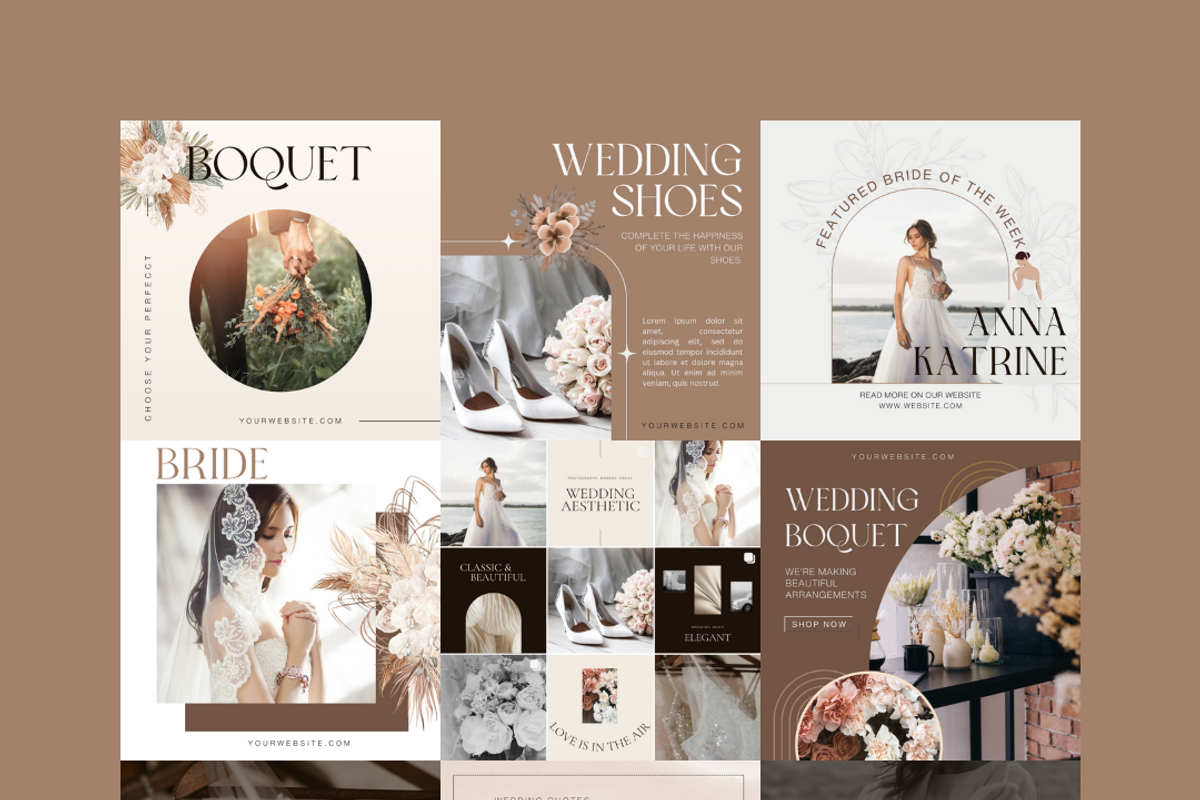 36 Instagram Wedding Templates, a Social Media Template by The Lone Crowd (Photo 5 of 9)