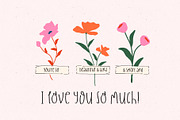 Quirky Handwritten Font Cute Flowers, a Handwritten Font by Kaya Fonts (Thumbnail 4 of 32)