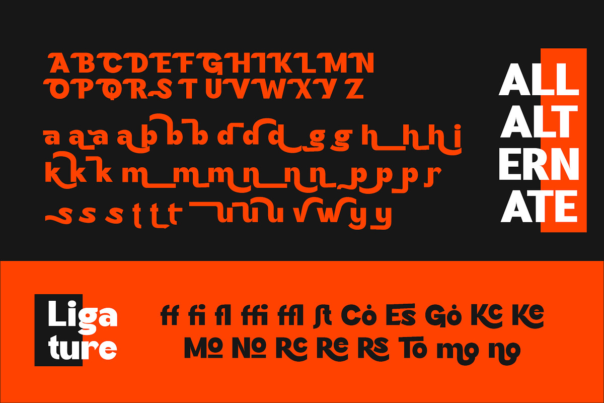 Kedano - Bold Display Font, a Sans Serif Font by Siwox Studios (Photo 7 of 8)