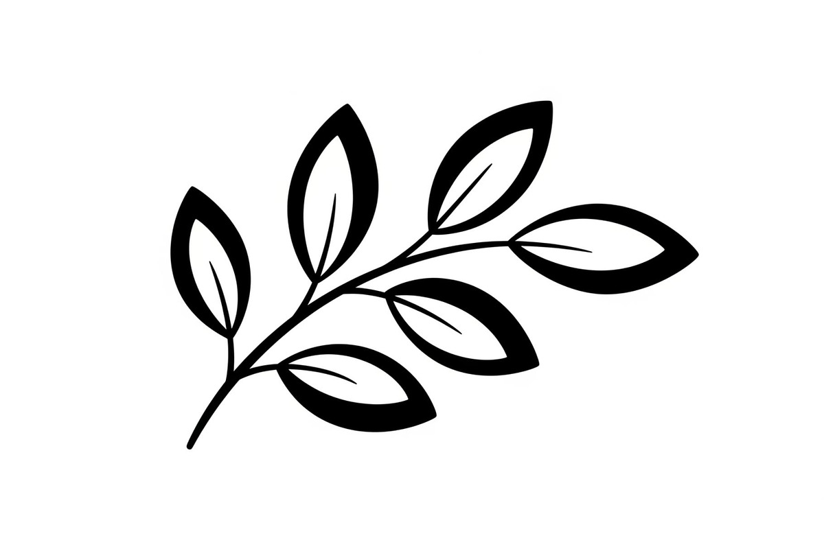 Botanical Leaf Silhouette Bundle, an Illustration by Creativeshirt (Photo 38 of 51)
