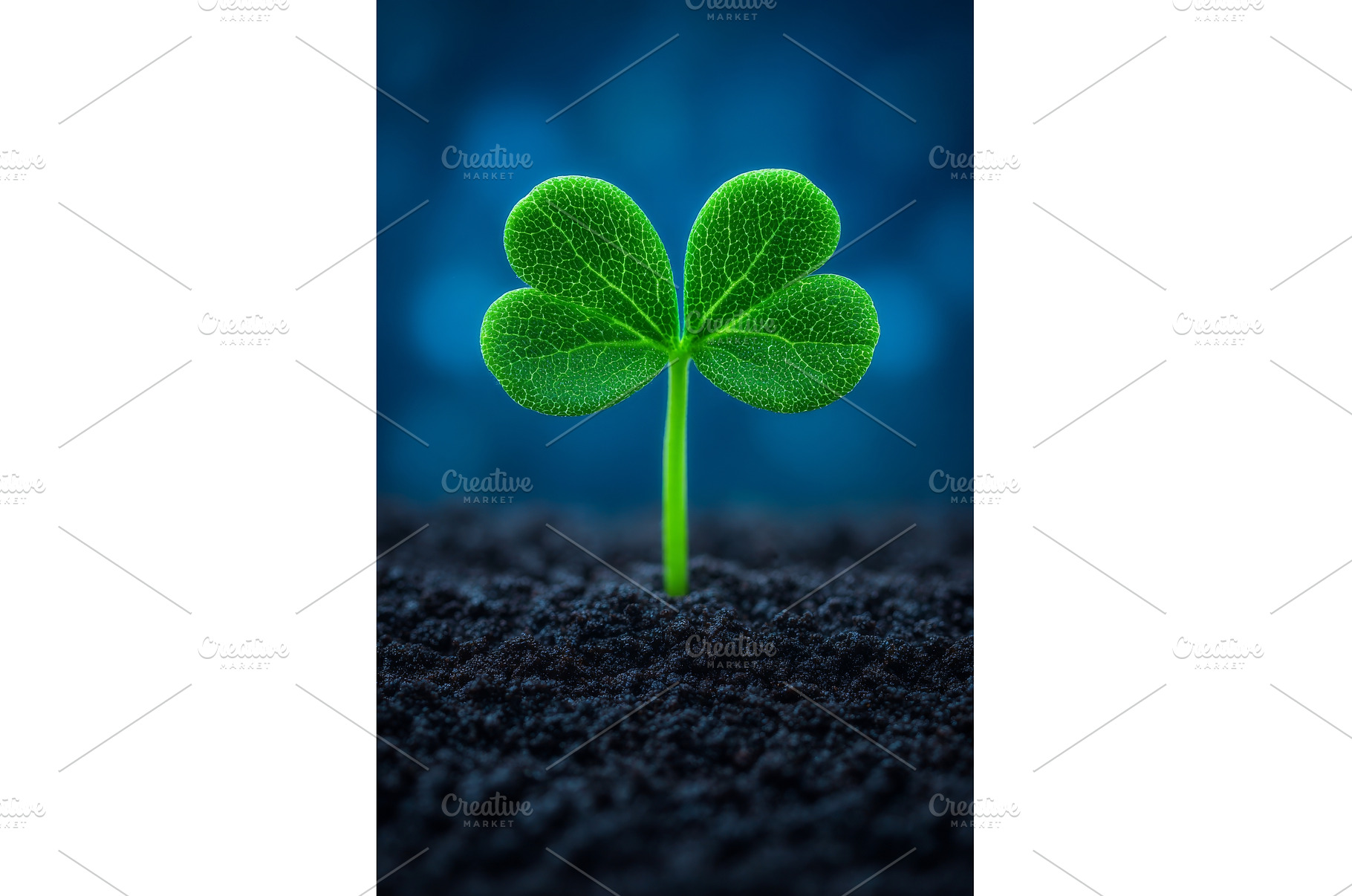 A green plant thrives in fertile, a Nature Photo by ZinetroN