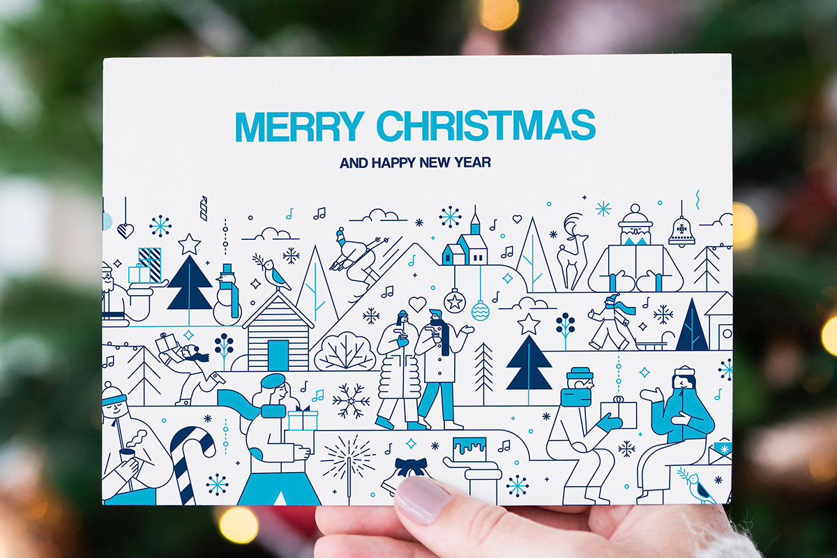 Flat Line Christmas Illustration Set, a Seasonal Illustration by Creative Graphics (Photo 9 of 12)