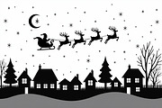 Holiday Village Silhouette Pack, an Illustration by hafijul (Thumbnail 9 of 21)