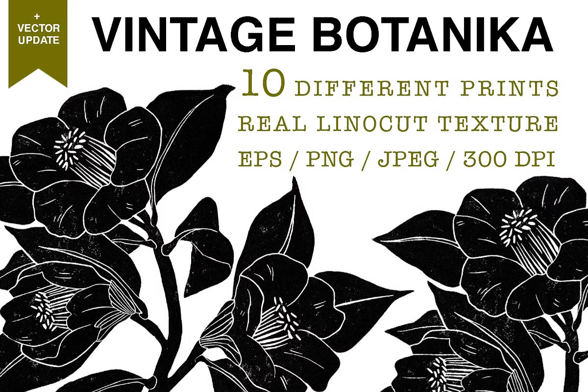 Linocut Bundle, an Object Graphic by Mii Lab (Photo 7 of 24)
