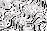 Black and white trippy wave patterns, a Pattern Graphic by Shahjahangdb1 (Thumbnail 6 of 7)