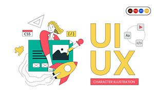 UI/UX Illustration, an Object Illustration by Loin Studio
