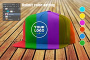 Simple hat mockup, a Hat Mockup by Chuhe86 (Thumbnail 2 of 2)
