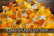 Warm Autumn Abstract Brush Scrapbook, a Background Graphic by V Design Creator (Thumbnail 1 of 11)