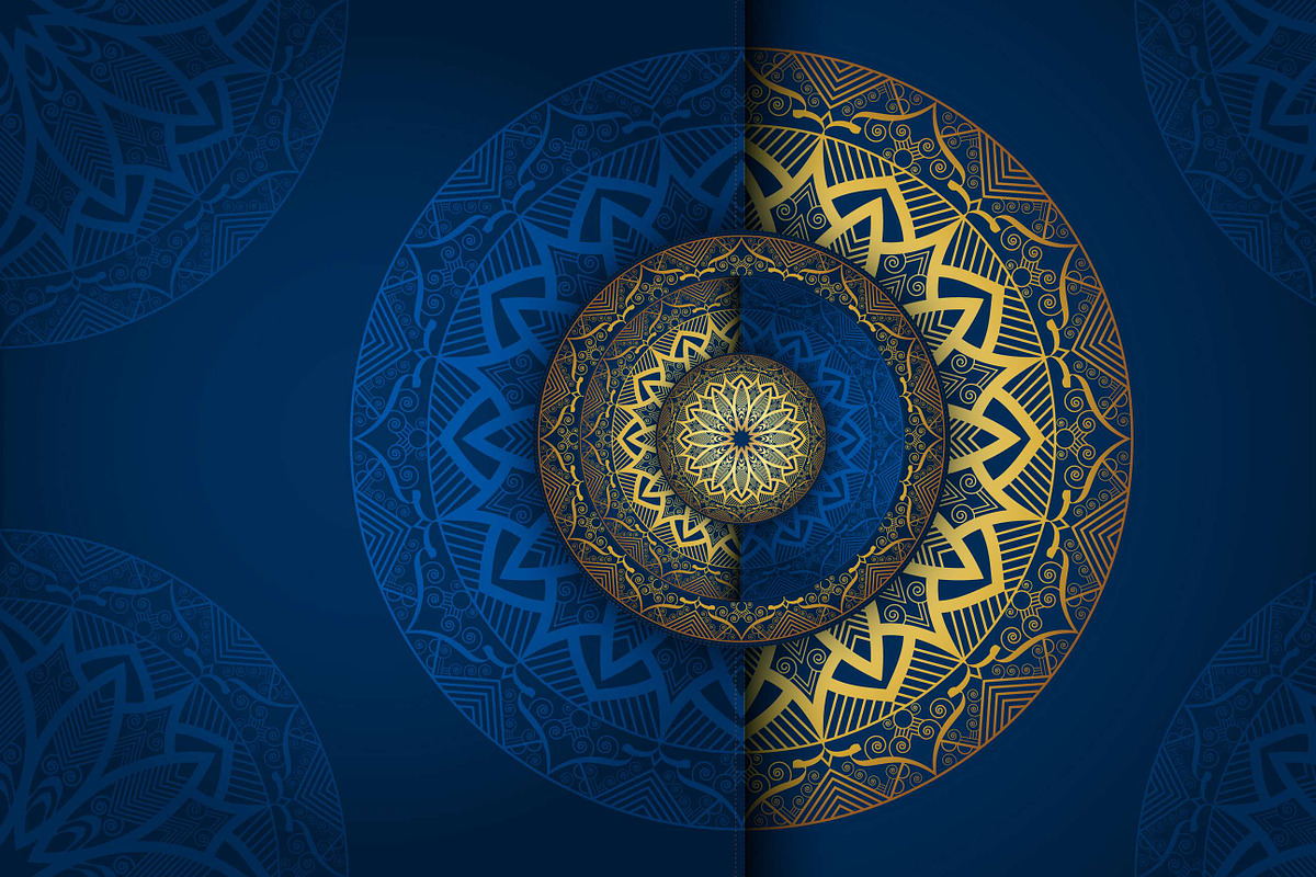 560+ Mandala Design Mega Collection, a Decorative Illustration by NJ Himel (Photo 198 of 289)