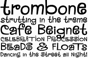 MardiKrewe - Regular, a Font by Pink Broccoli (Thumbnail 2 of 3)