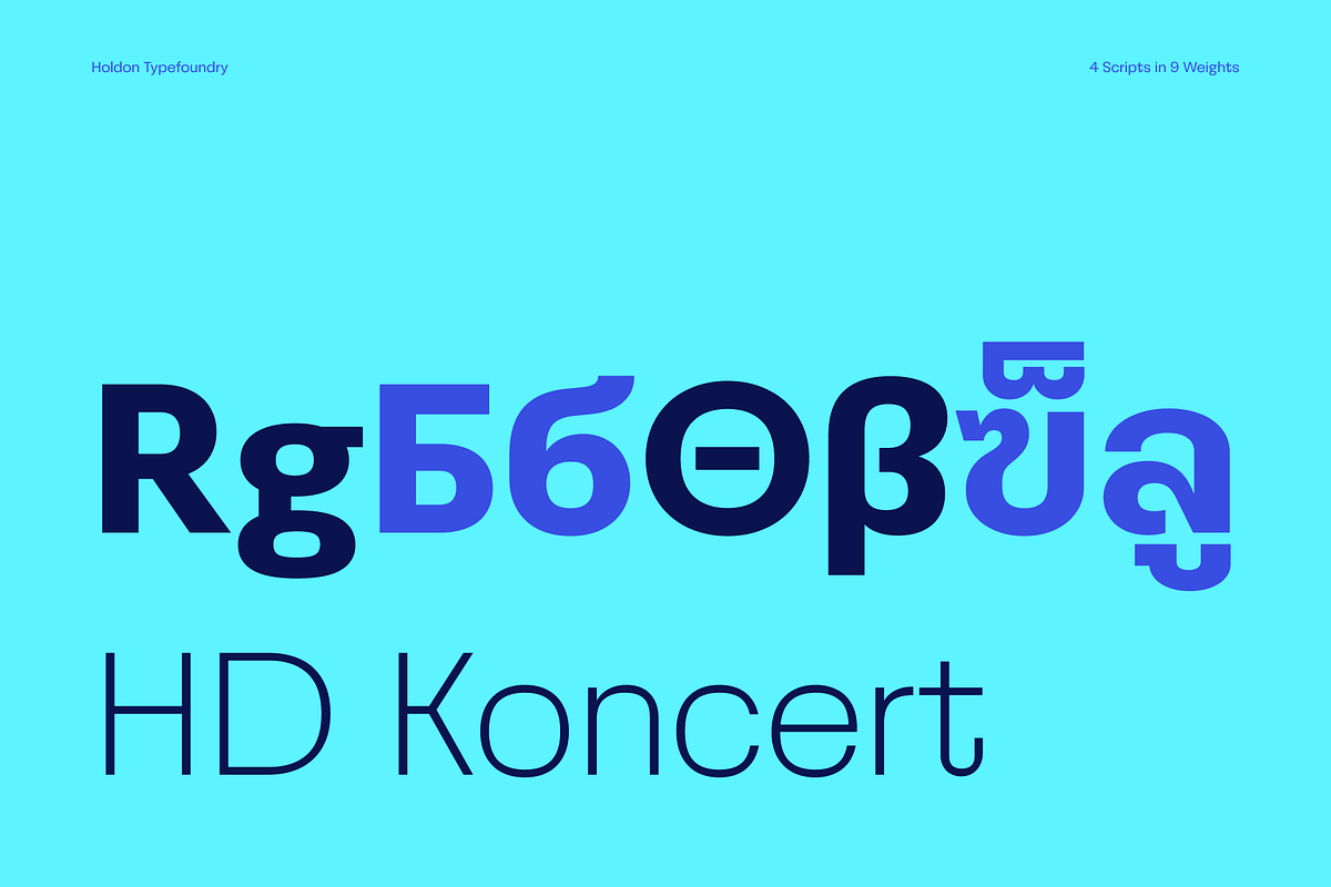 HD-Koncert, a Sans Serif Font by Holdon Type (Photo 2 of 21)