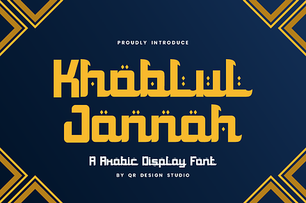 Khoblul Jannah - Arabic Font, a Sans Serif Font by QR Design Studio