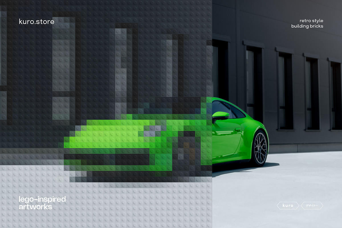 bricks photoshop template, a Pattern Graphic by kuro (Photo 5 of 5)