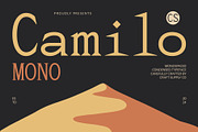 CS Camilo Mono – Monospaced Font, a Sans Serif Font by Craft Supply Co. (Thumbnail 1 of 8)