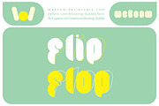 blowing bubble font, a Font by weknow (Thumbnail 4 of 4)