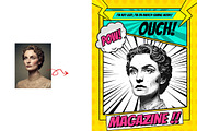 Retro Comic Book Style Poster Art, an Action Add-On by Photoshop Action (Thumbnail 7 of 21)