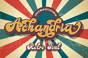 Achandria a modern retro font, a Blackletter Font by Javatype Studio (Thumbnail 1 of 10)