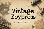 Vintage Keypress, a Handwritten Font by Wow Magic (Thumbnail 4 of 5)