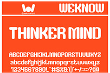 Thinker Mind font