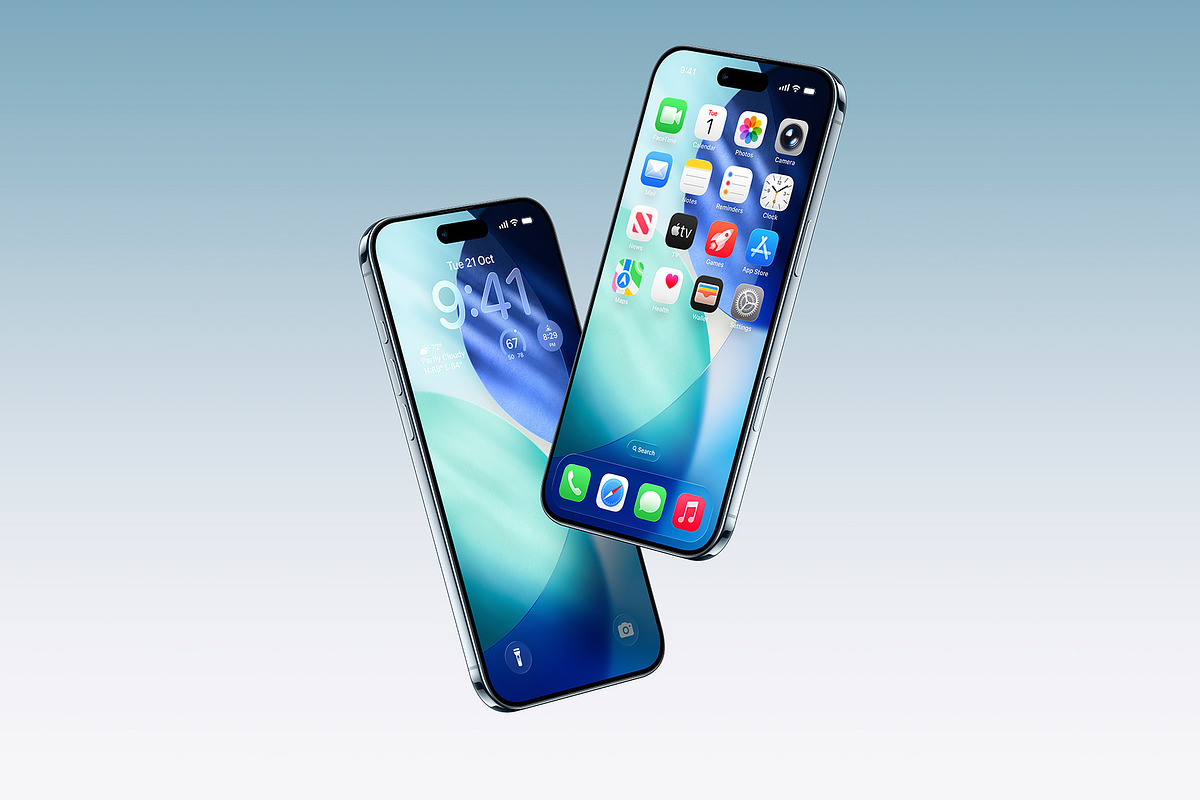 iPhone Air - 24 Mockups Scenes, an iPhone Mockup by Asylab (Photo 58 of 62)
