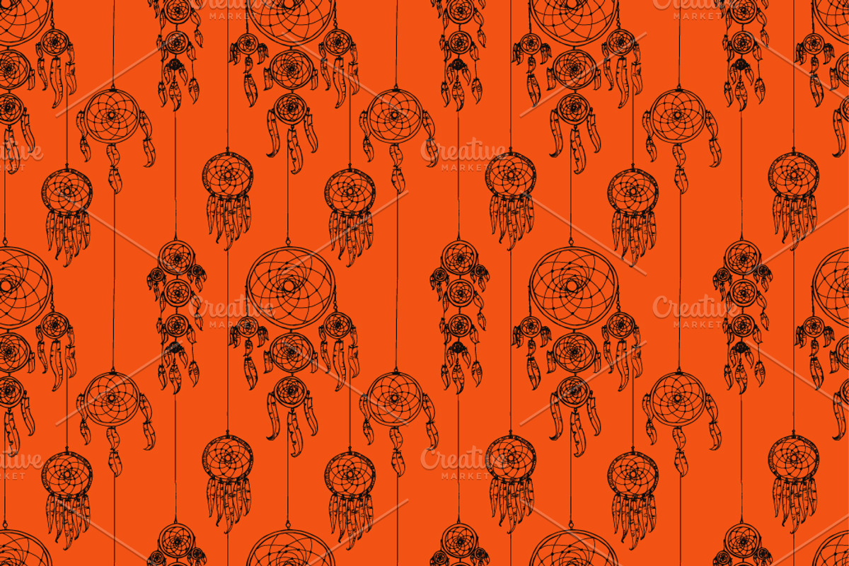 six hand drawn seamless patterns preview 3