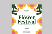 Flower Festival Flyer, a Flyer Template by MightyDesign (Thumbnail 4 of 8)