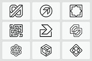 Geometric Abstract Logo Collection, a Branding & Logo Template by Vectorium Studio (Thumbnail 2 of 2)