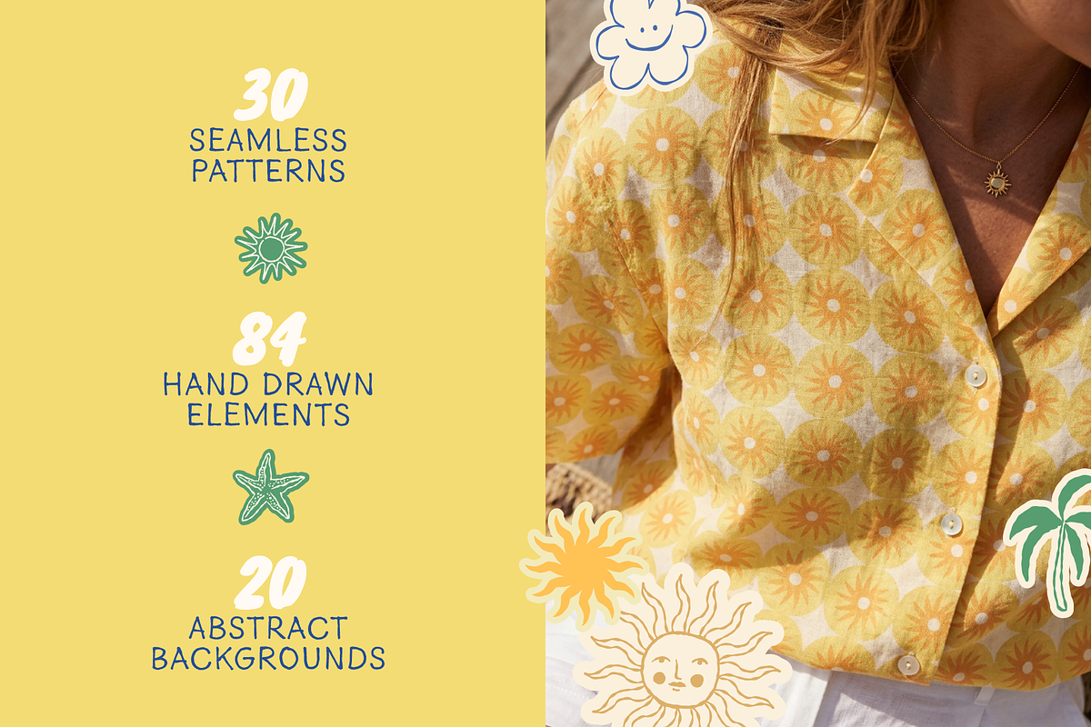 Sunny Days Summer Graphics & Pattern, a Pattern Graphic by venimo (Photo 3 of 13)