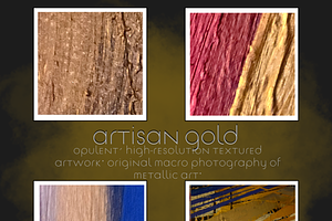 Artisan Gold: Luminous MacroTextures