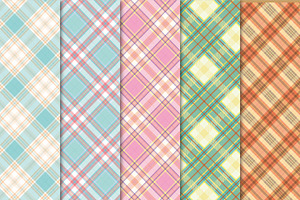 Digital Papers Plaids