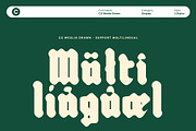 CS Weslia Drawn, a Blackletter Font by Craft Supply Co. (Thumbnail 4 of 8)