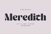 Meredith, a Sans Serif Font by elevencreateam (Thumbnail 2 of 11)