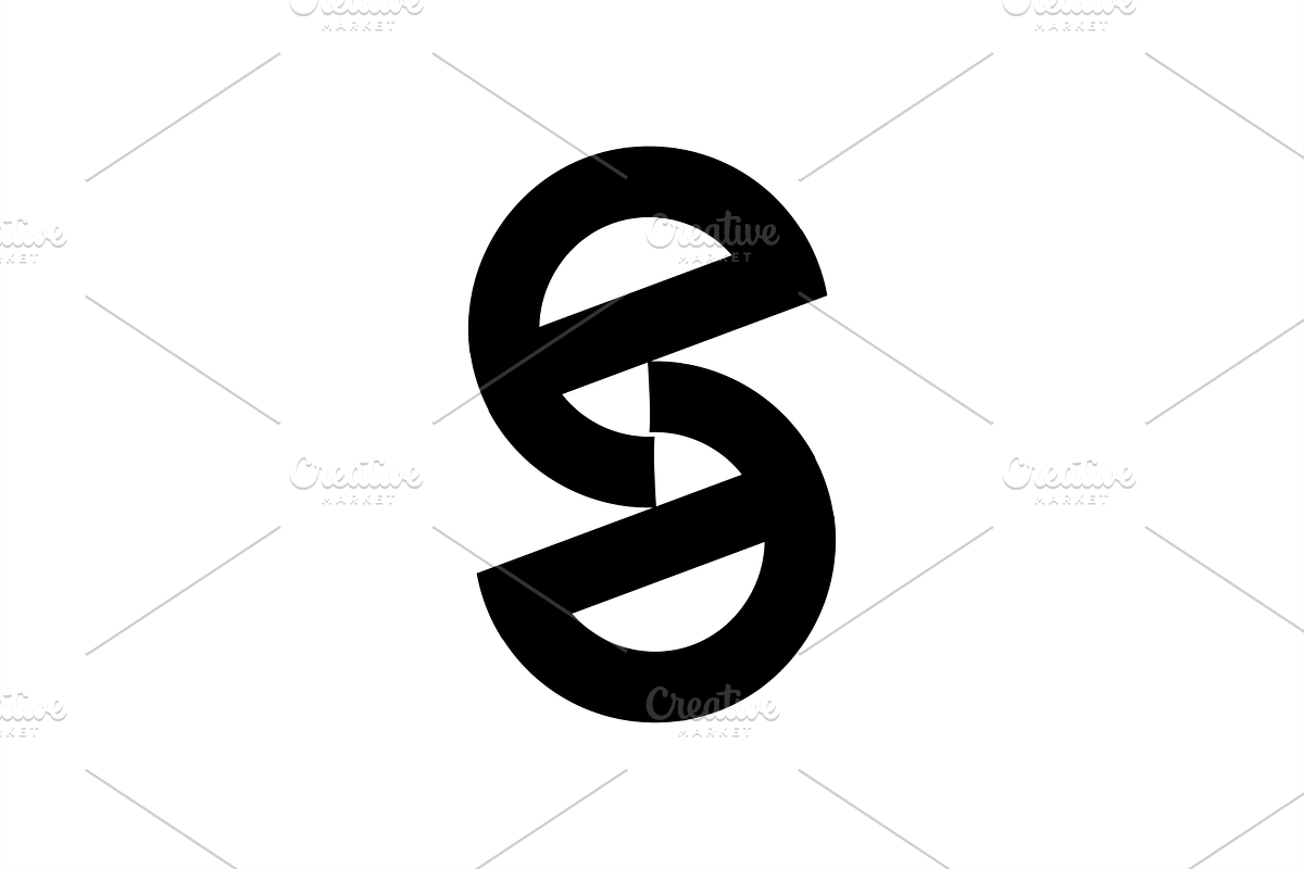 Double S-Shaped E Letter Logo
