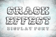 Crack Effect font, a Slab Serif Font by Limited.studio (Thumbnail 1 of 5)