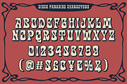 Disco Paradise – a Psychedelic Font, a Slab Serif Font by Blankids Studio (Thumbnail 8 of 10)