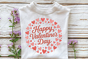 Happy Valentine's Day PNG, an Illustration by CraftArtStudio (Thumbnail 2 of 4)